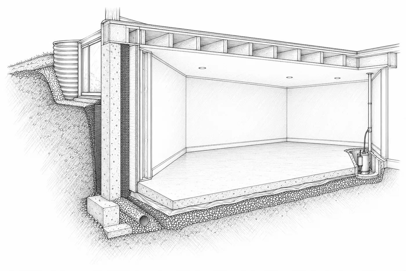 Drawing: basement