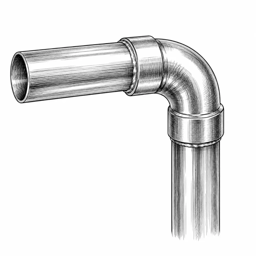 Copper pipe and fitting