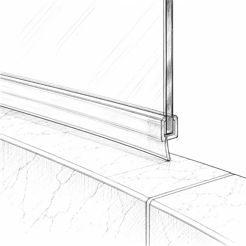 Glass edge seal