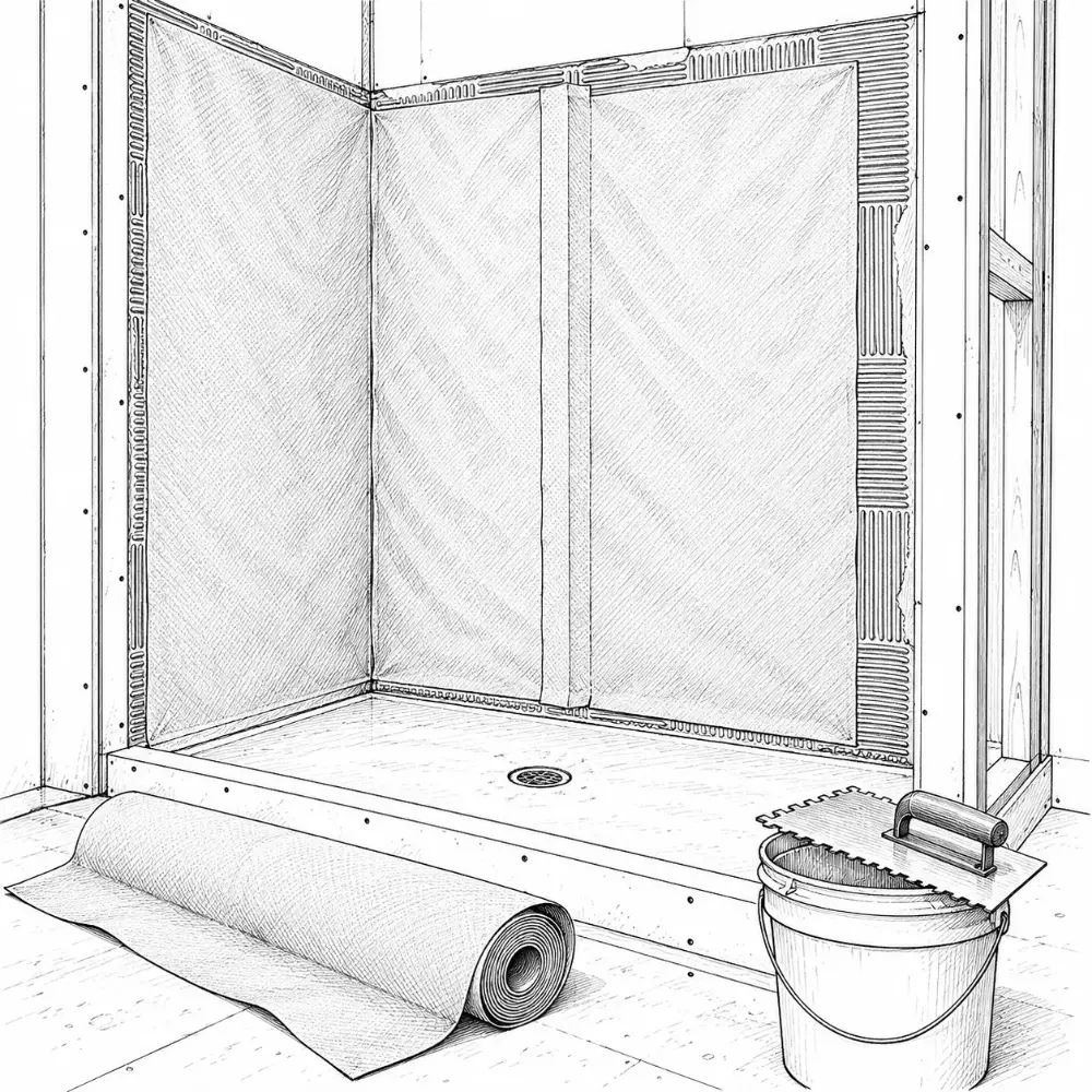 Roll of sheet membrane