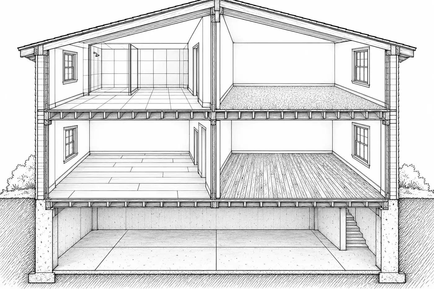 Drawing: flooring