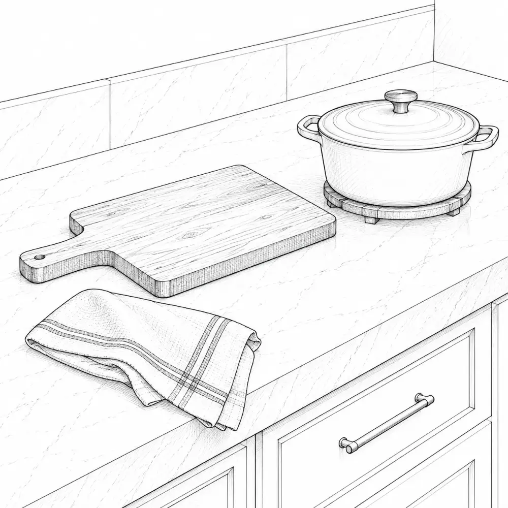 Drawing: Countertops