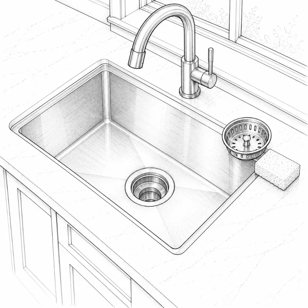 Drawing: Sinks