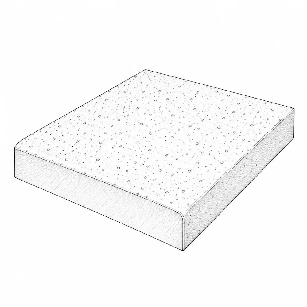 Uniform quartz slab