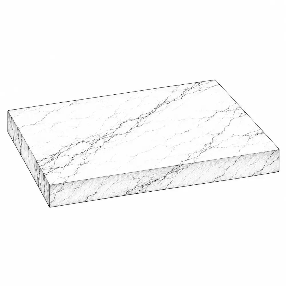 Natural quartzite slab