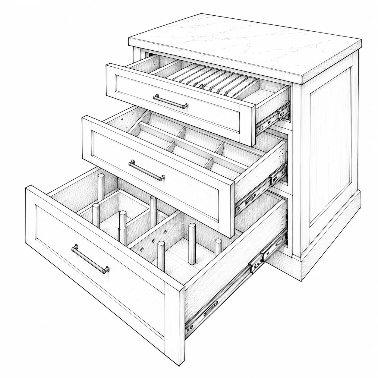 Drawer inserts