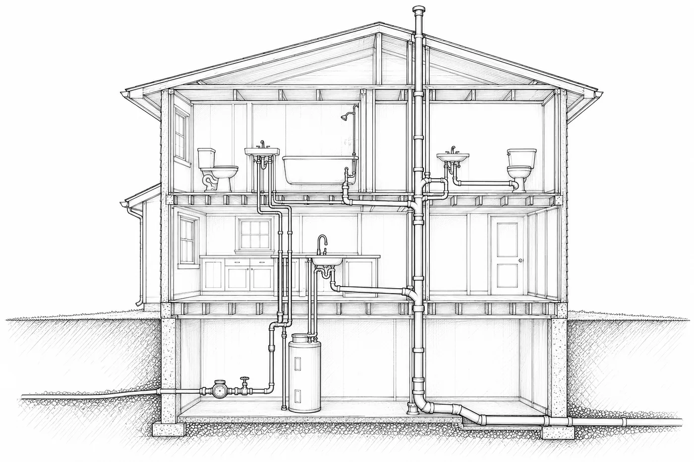 Drawing: plumbing